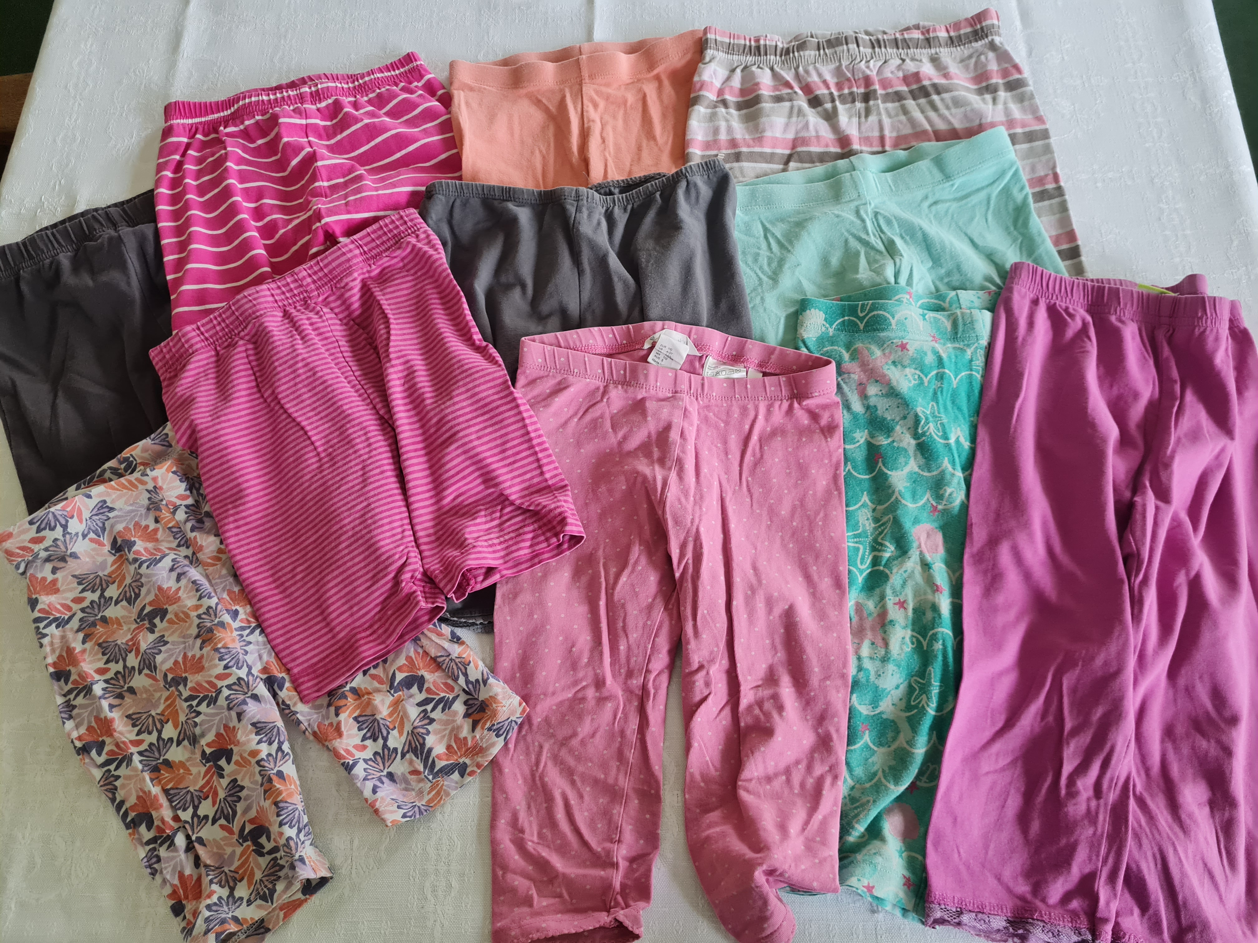 Sommer Leggins Set für Mädchen Gr. 110 und Gr. 110/116