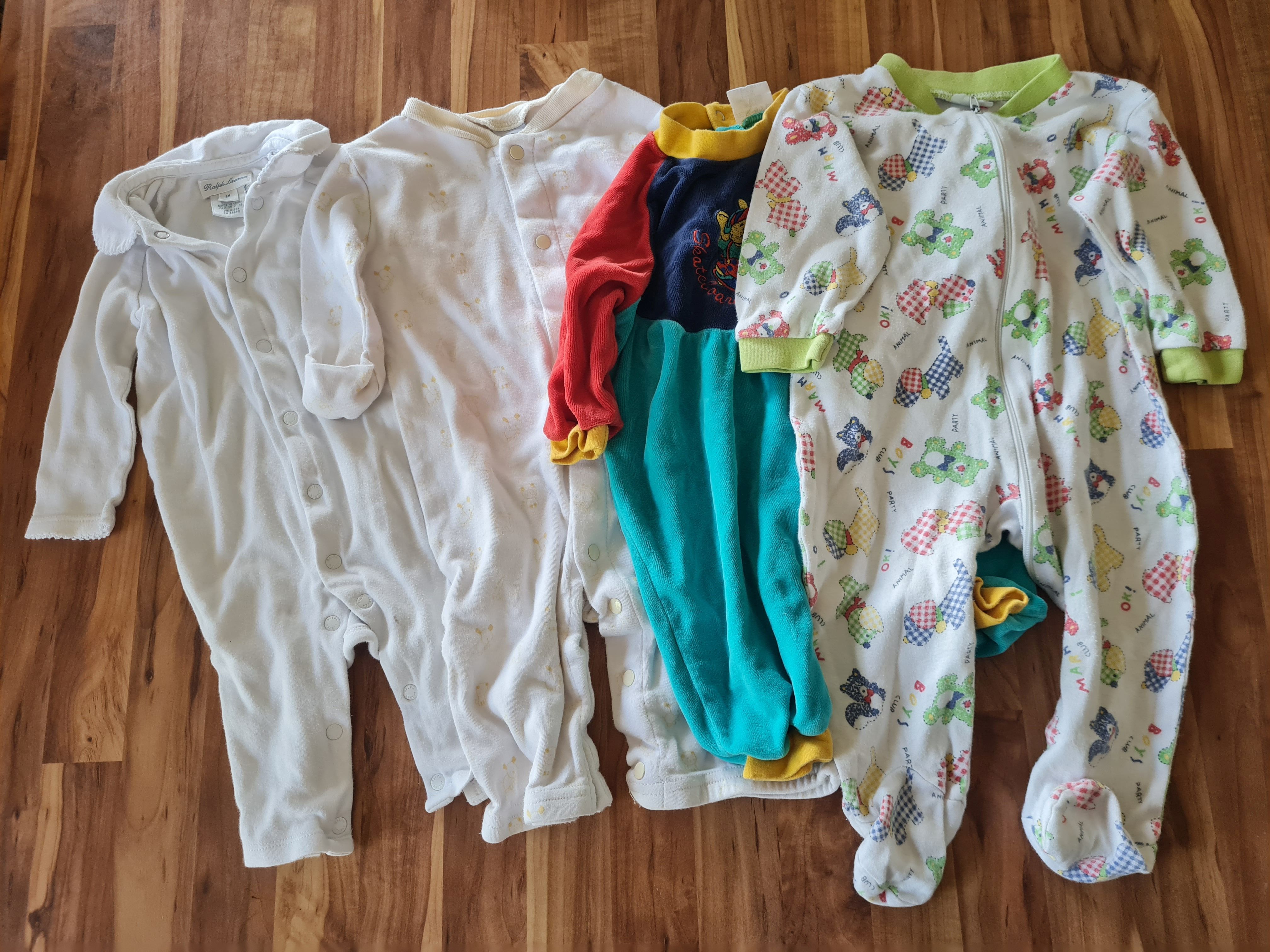 4 Schlafanzüge, Gr. 62/68, Secondhand