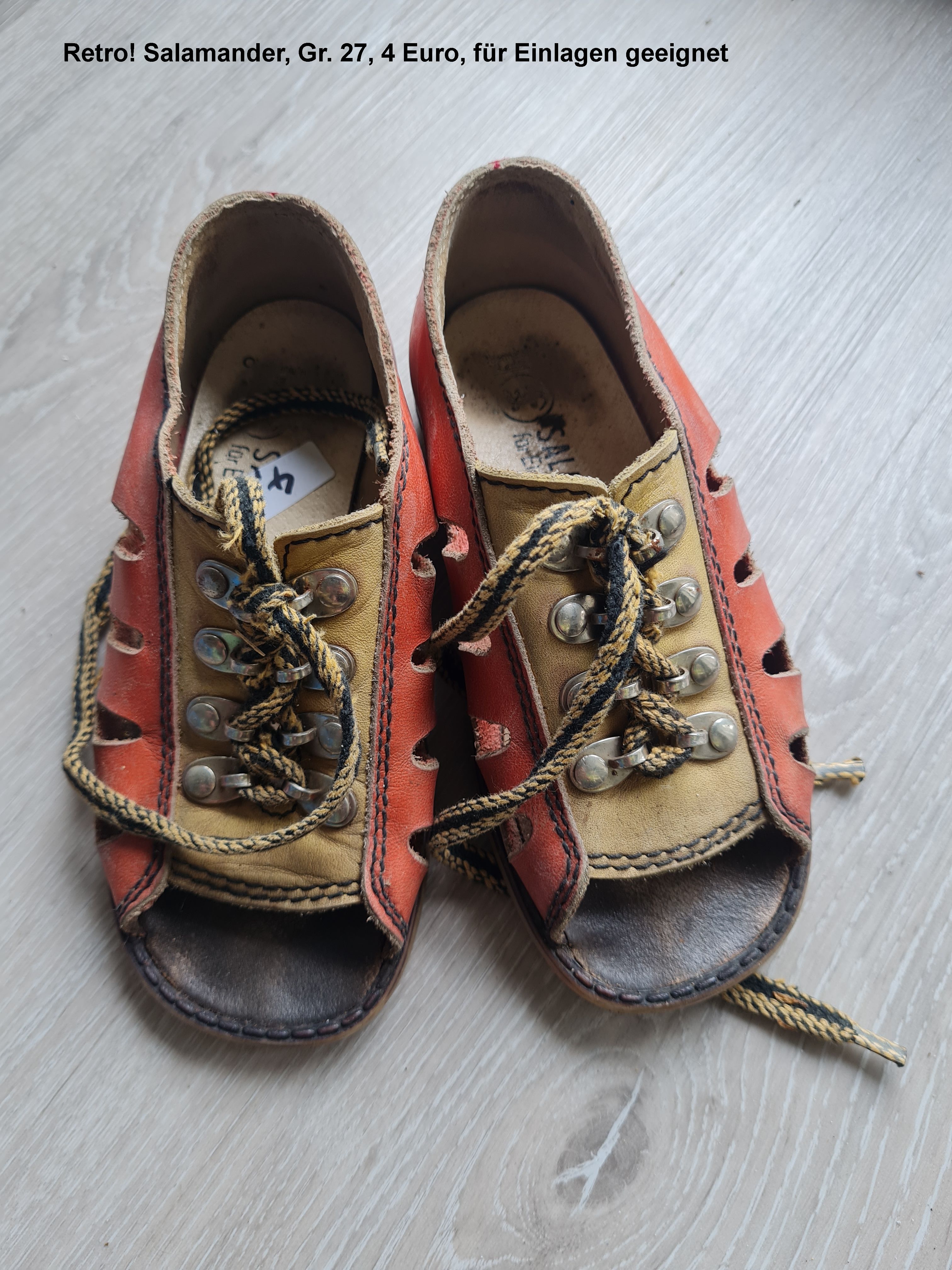Retro Sandalen von Salamander, Gr. 27