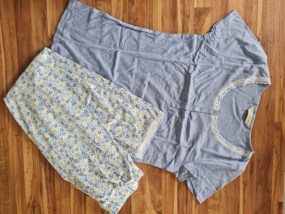 Blooming Marvellous Pyjama-Set für Schwangerschaft und Stillzeit, Gr. S, Neuware