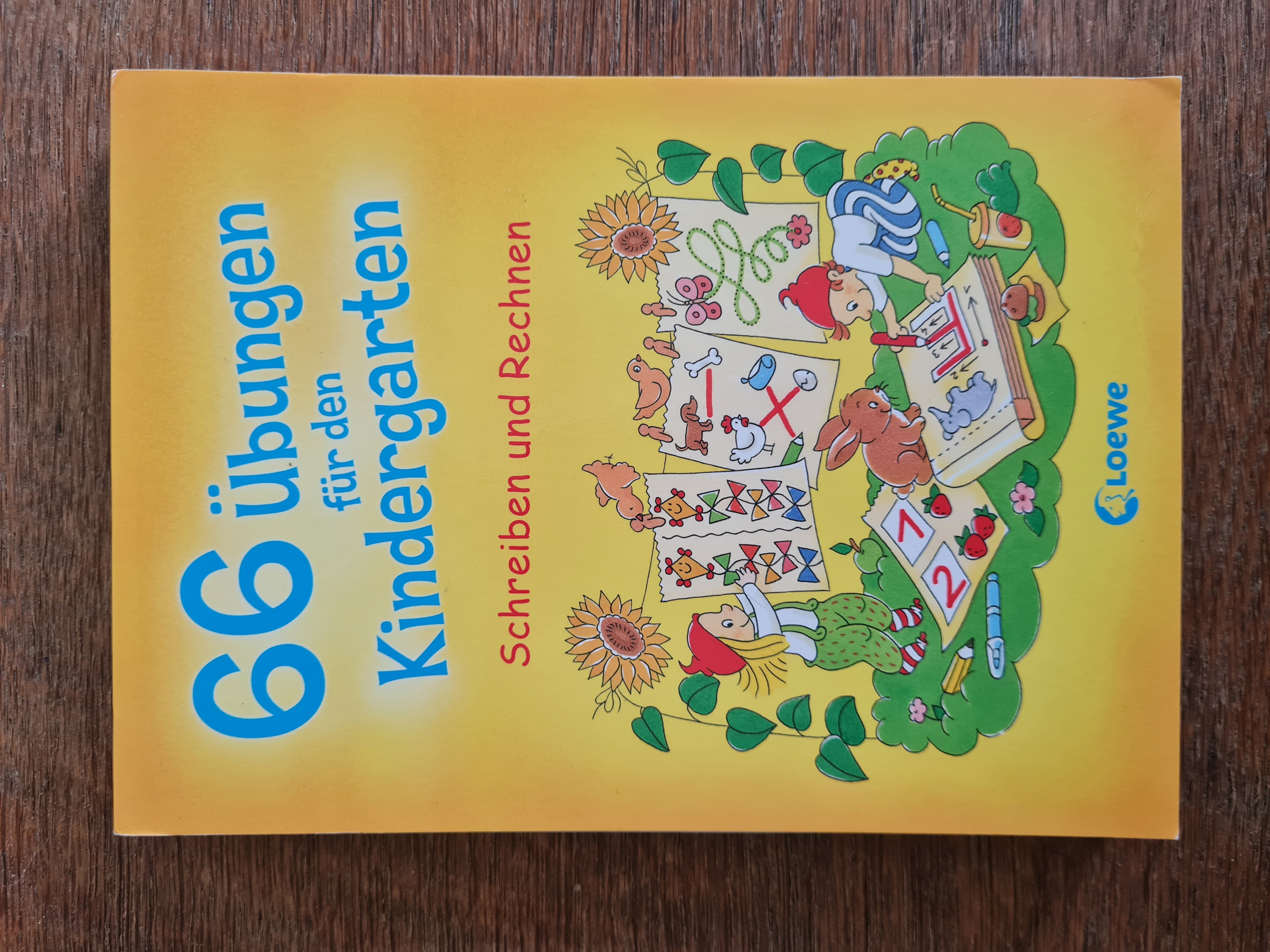 66 Übungen für den Kindergarten - Schreiben und Rechnen, Neuware