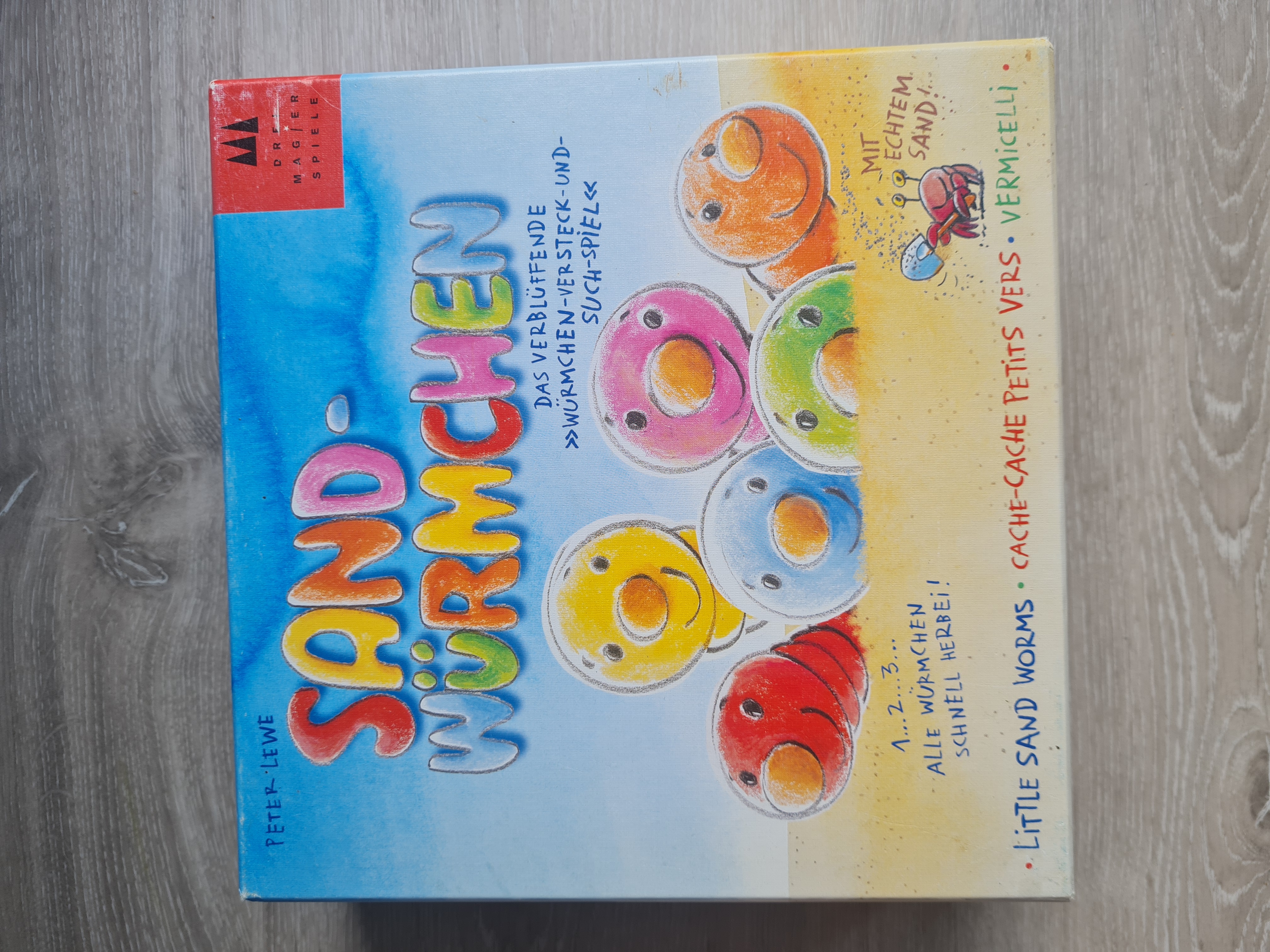 Sandwürmchen - Das verblüffende "Würmchen-Versteck-und-Such-Spiel"