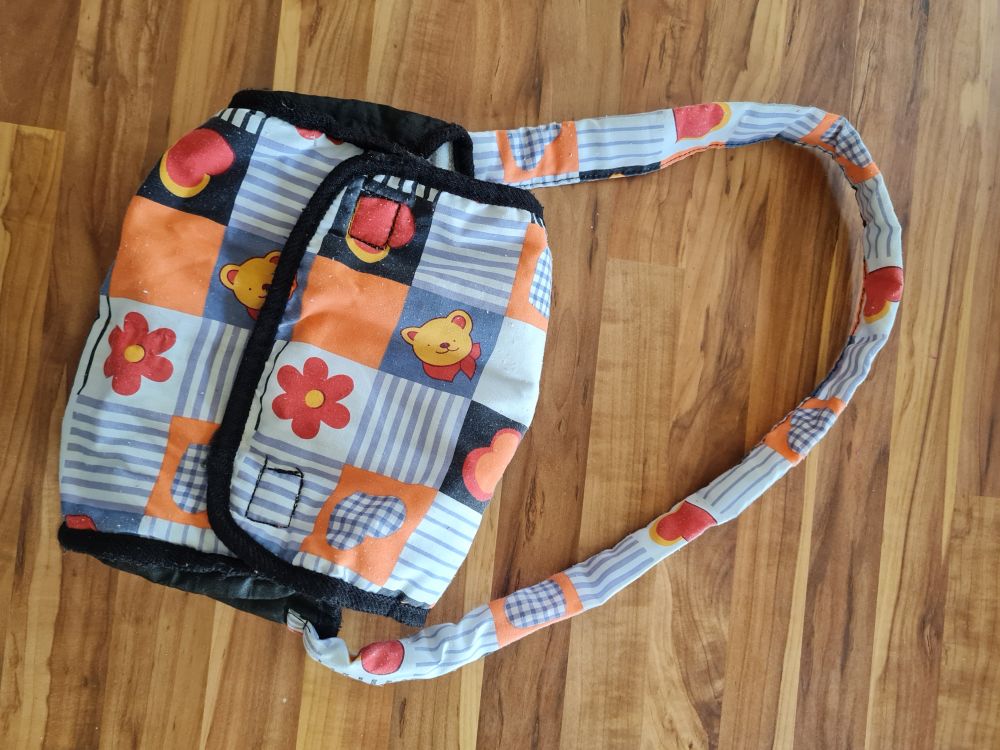 Selbstgenähte Umhängetasche, Secondhand