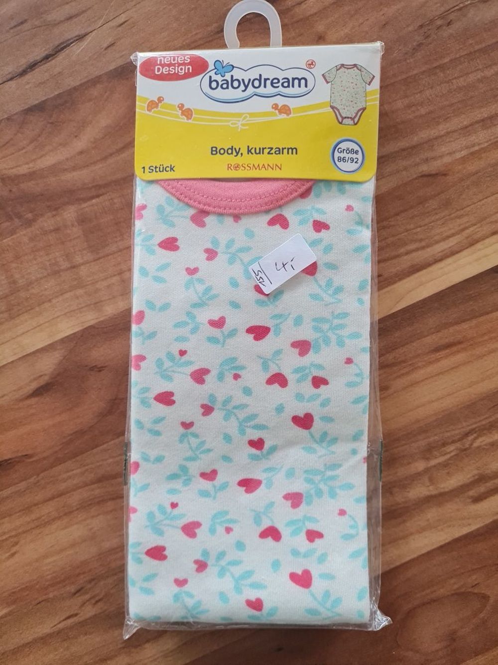 Babydream Kurzarmbody Gr. 86/92, Neuware mit Etikett