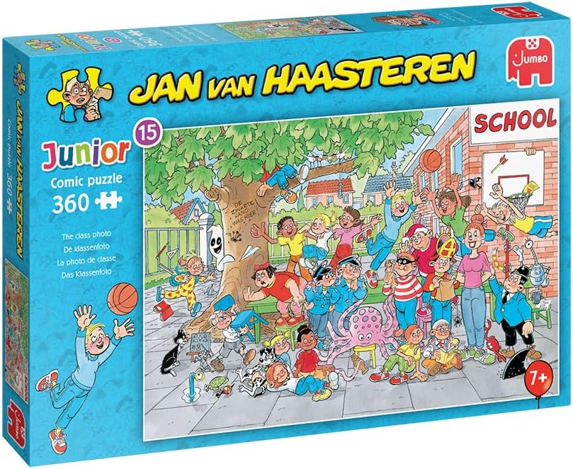 Jan Van Haasteren Junior Puzzle "Das Klassenfoto", 360 Teile, Neuware