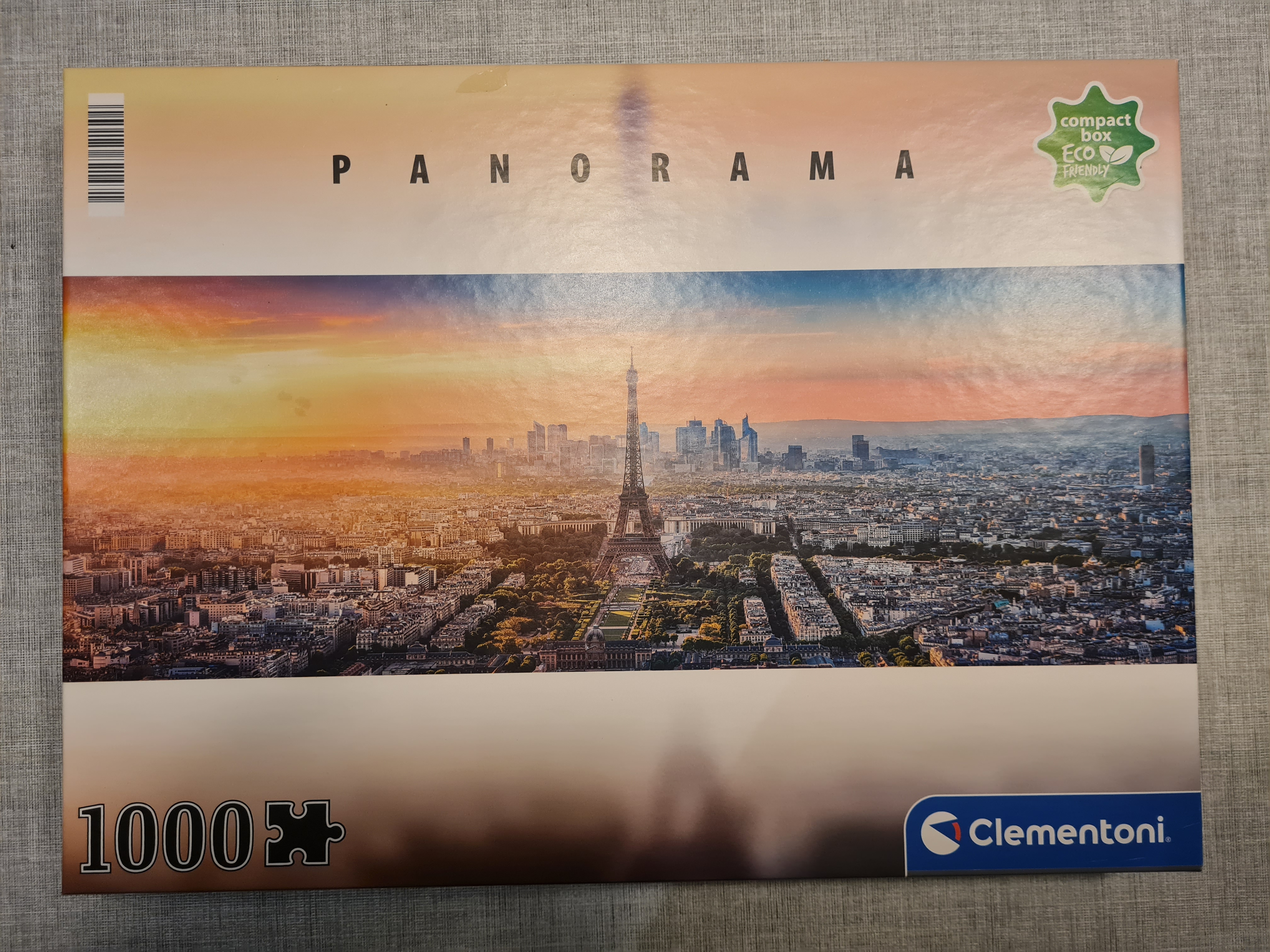 Clementoni - 39641 Panorama Puzzle - Paris - 1000 Teile, ab 14 Jahren, Erwachsenenpuzzle mit Wimmelbild, Secondhand