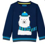 Sweatshirt "Bär" Gr. 110, Neuware