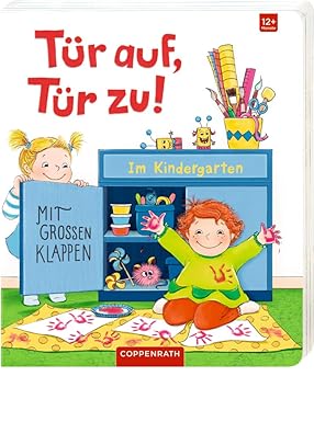 Tür auf, Tür zu!: Im Kindergarten Pappbilderbuch, Neuware