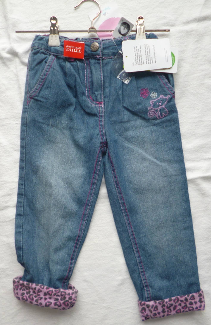 Hose Gr. 92, leicht gefüttert, Mädchen, Neuware