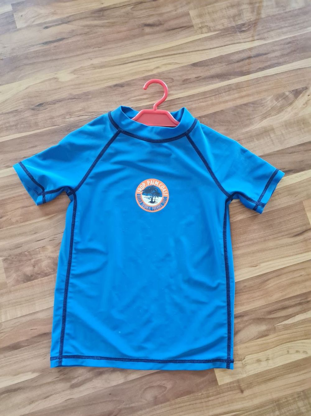 UV-Shirt, blau,  Gr. 110/116, Secondhand
