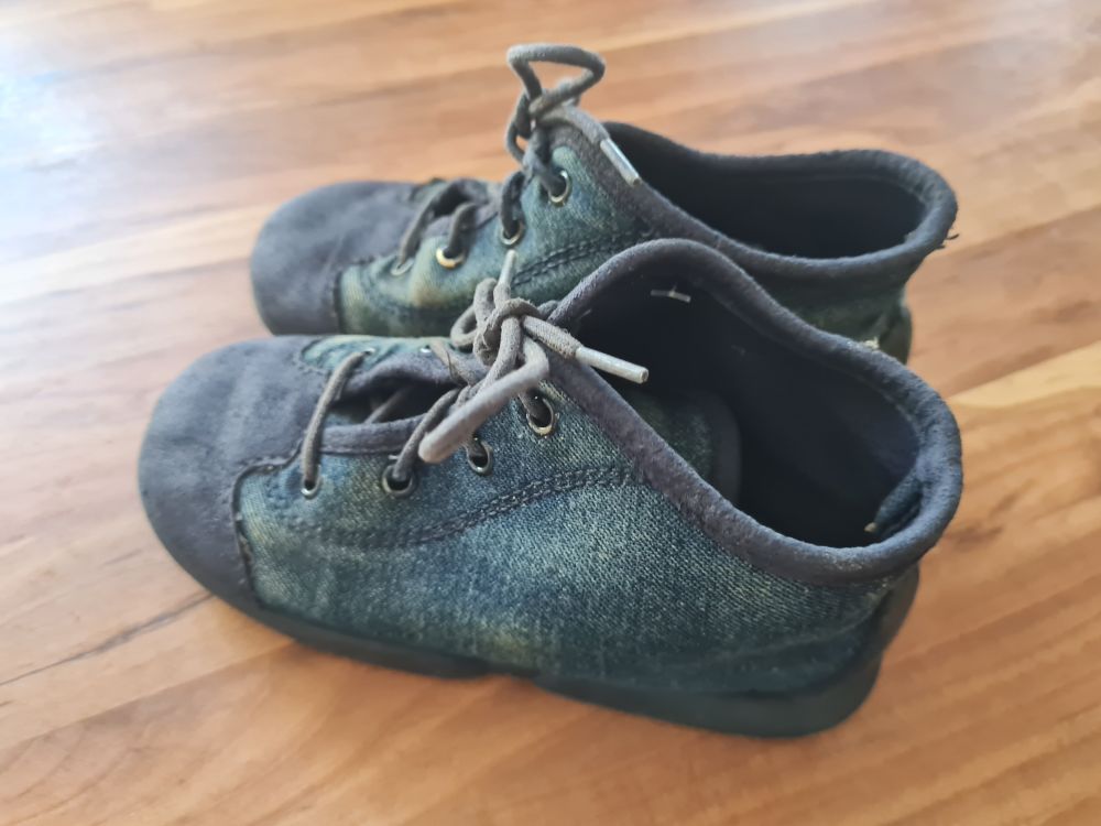 Rohde Hausschuhe, blau, Gr. 26, Secondhand