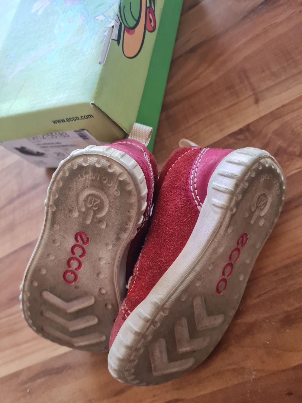 ecco Lauflernschuhe, chili red, Gr. 20, Secondhand