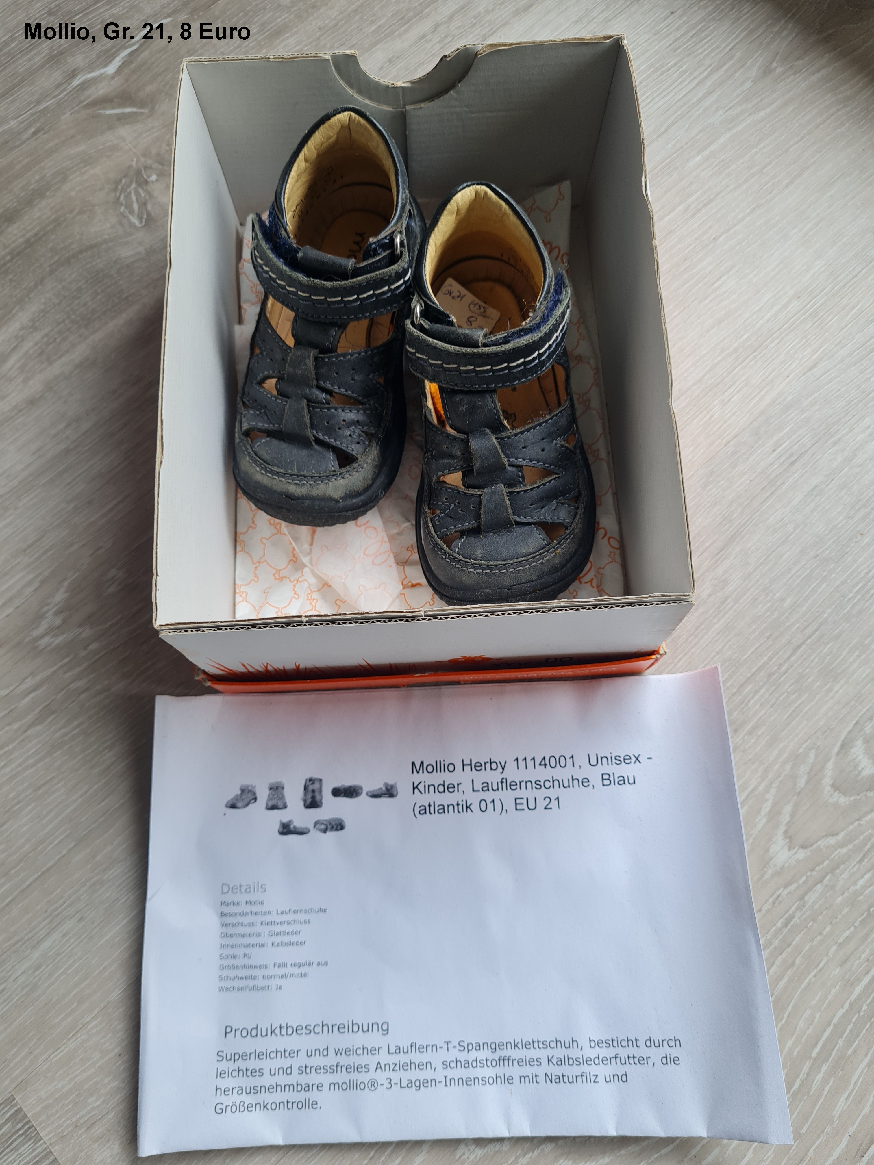 Lauflernschuhe Gr. 21