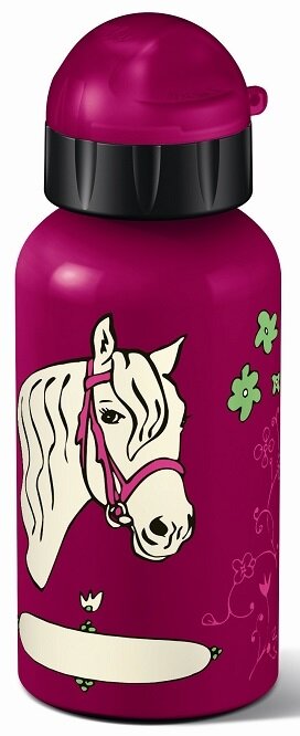 Alu-Trinkflasche Pferd, 0,4l, Neuware