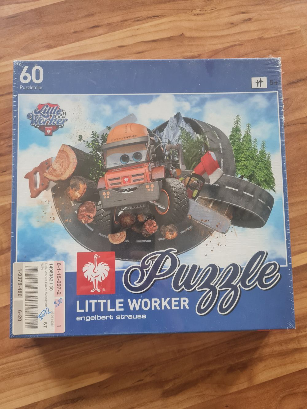 Engelbert Strauss Puzzle "Little Worker Woodman", 60 Teile, Neuware
