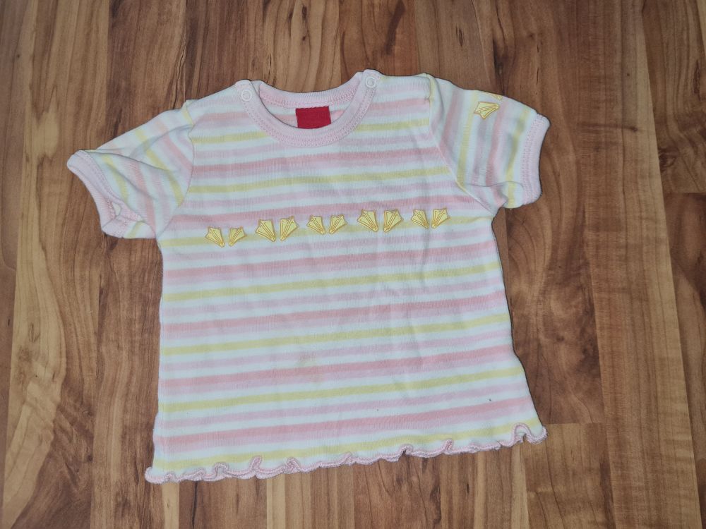 T-Shirt "Ringel" Gr. 62, Secondhand
