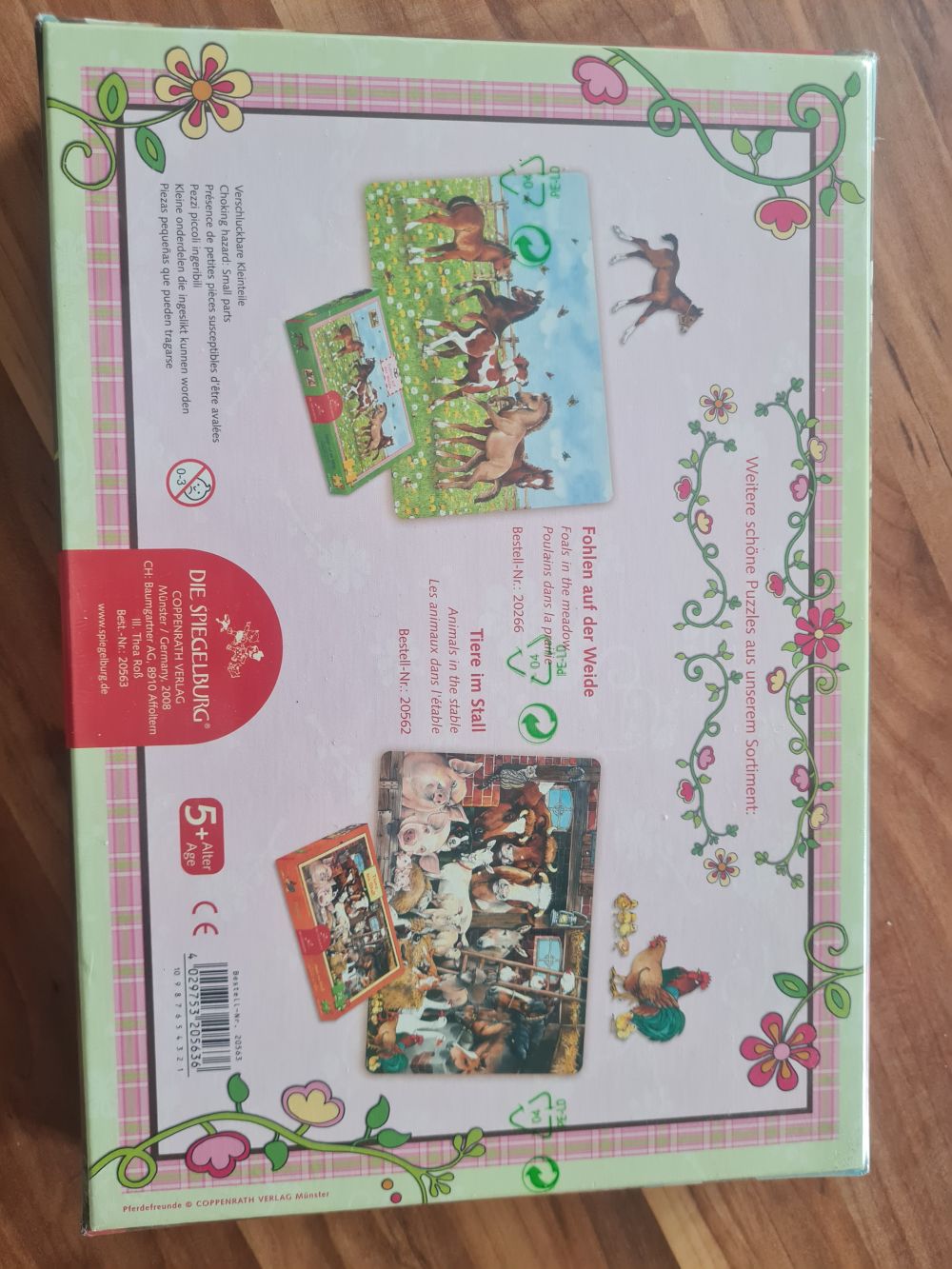 Pferdefreunde Puzzle "Auf der Koppel", 72 Teile, Neuware