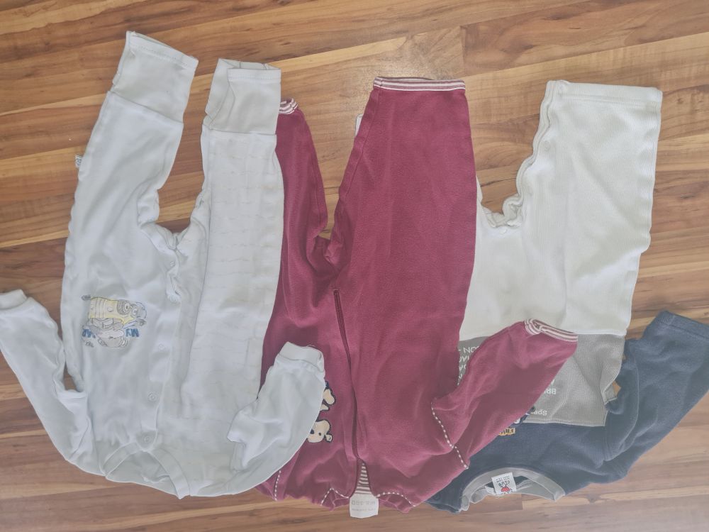3 Schlafanzüge, Gr. 80, Secondhand