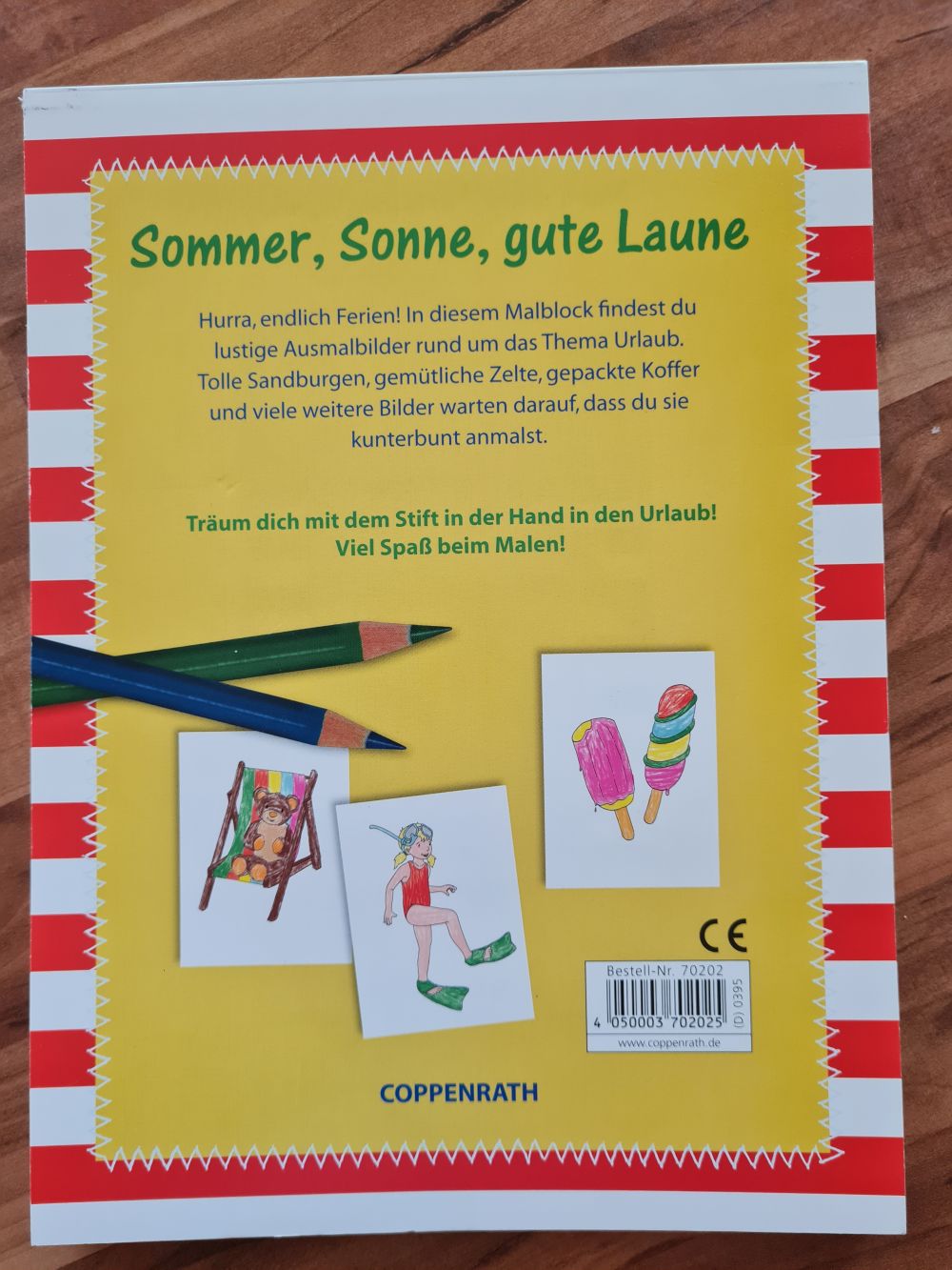Coppenraths Malspaß für unterwegs: Endlich Ferien!, Neuware