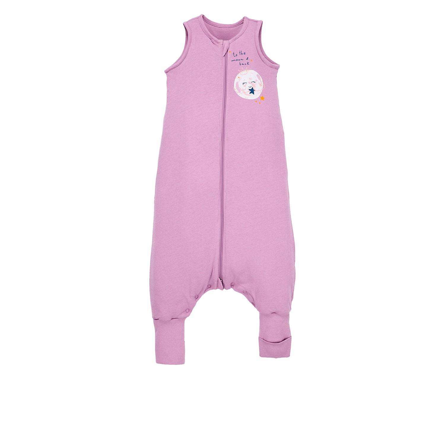 Baby-Schlafsack mit Hosenbeinen, lila, 70cm, Neuware mit Etikett
