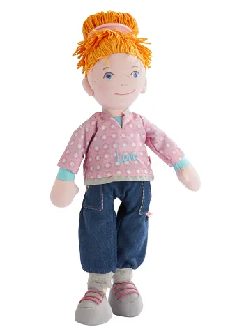 HABA Schlenkerpuppe Lene mit Zubehör, 36 cm, Neuware