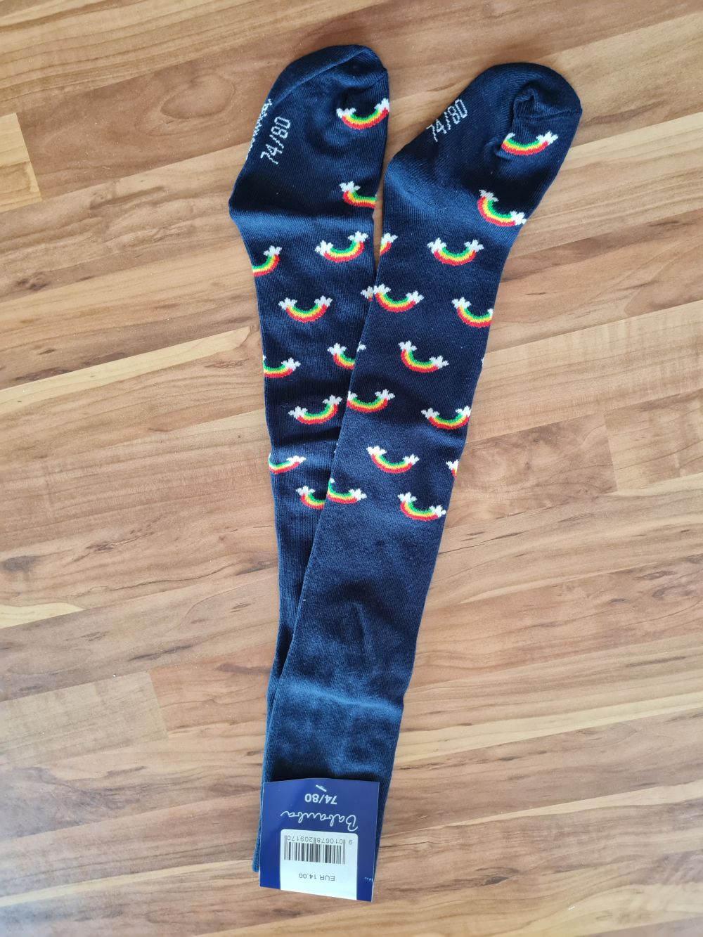 Babauba Strumpfhose "Happy Day", Gr. 74/80, Neuware mit Etikett