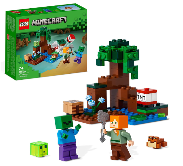 LEGO Minecraft 21240 Das Sumpfabenteuer, Neuware (EOL)