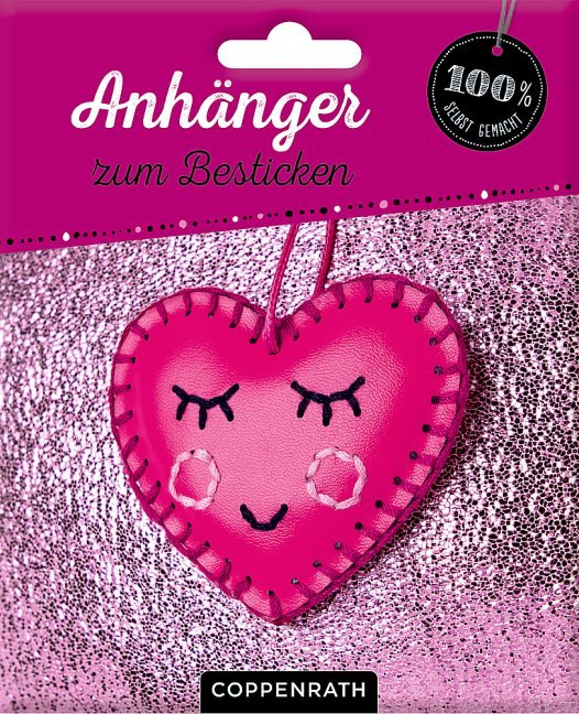 Ruck, zuck kreativ: Anhänger zum Besticken (Herz) (100% selbst gemacht), Neuware