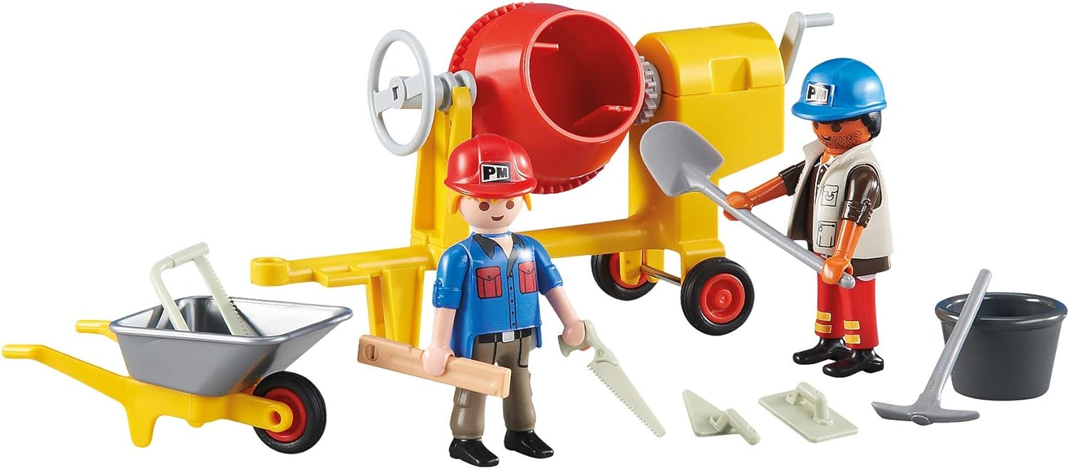 PLAYMOBIL 6339 Set 2 Bauarbeiter, Neuware