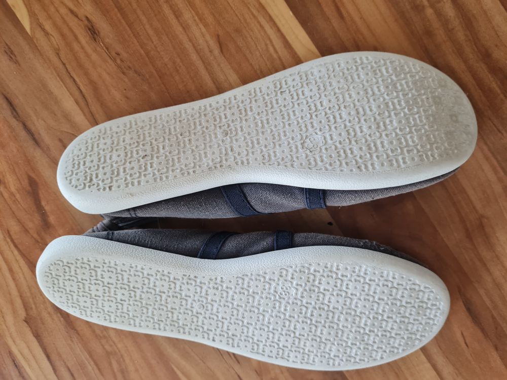 Stoff-Ballerina / Hausschuhe, Gr. 38, Secondhand