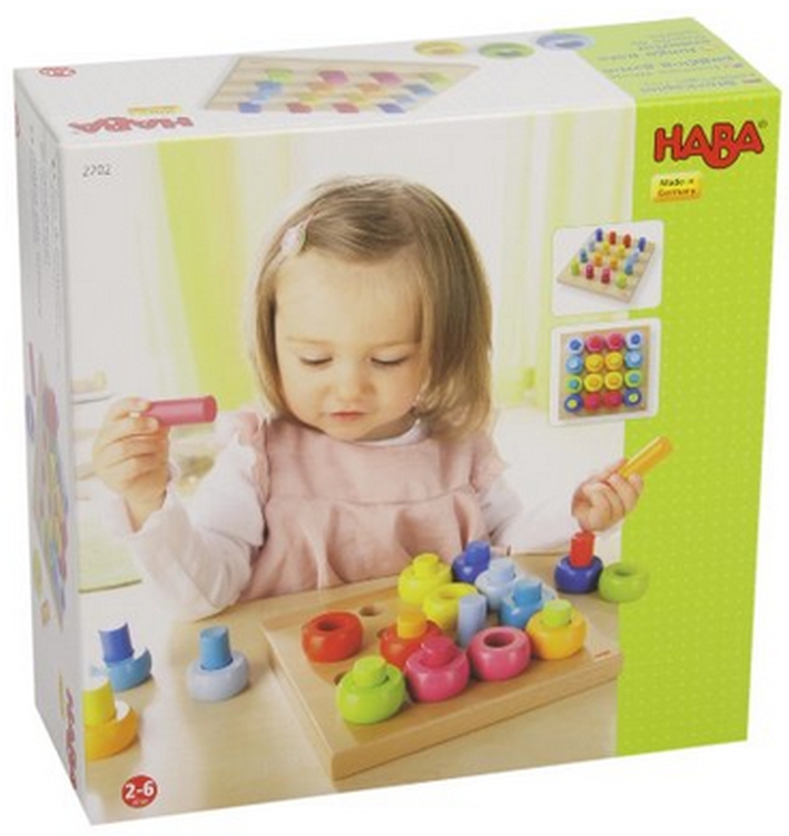 HABA 2202 - Steckspiel Farbkringel, Neuware