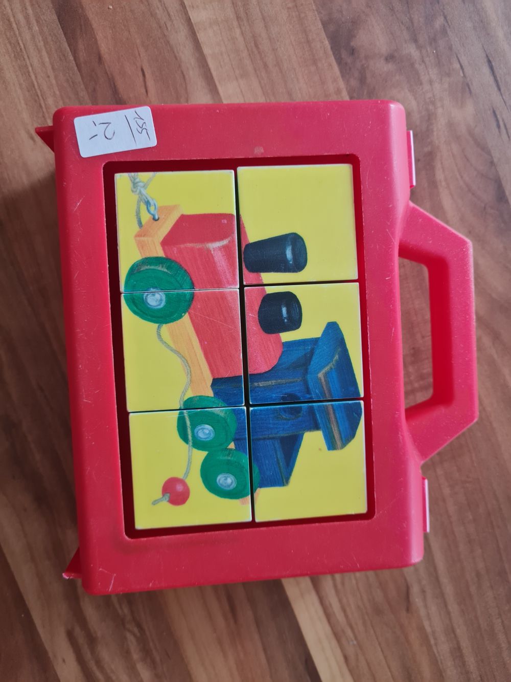 Würfelpuzzle Kinderspielzeug, 6 Würfel, Secondhand