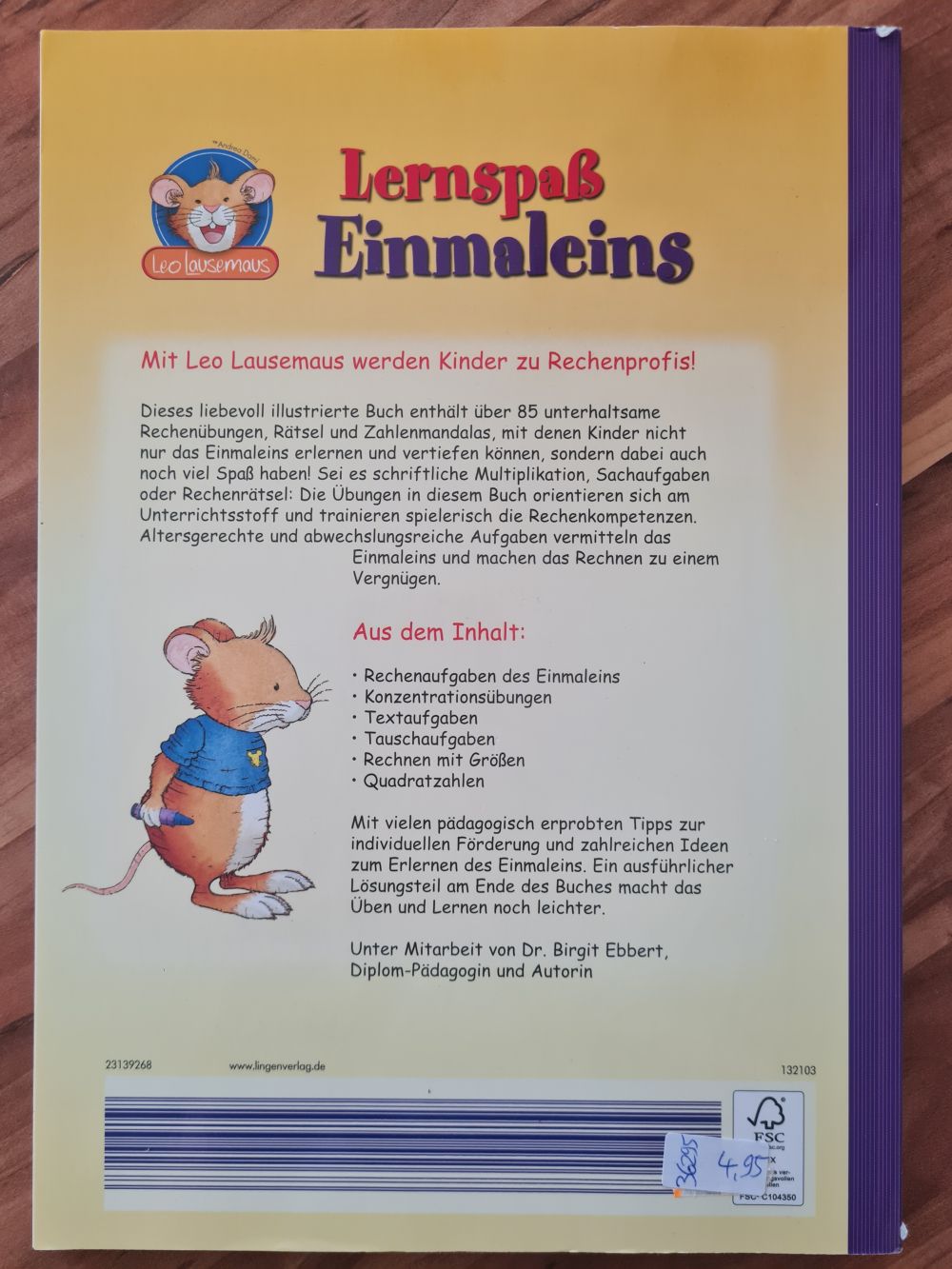 Leo Lausemaus - Lernspaß Einmaleins ab Klasse 2, Rechnen Üben - Rätseln, Neuware