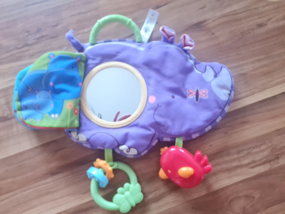 Fisher Price Luv U Zoo Baby Activity Rhino, Secondhand
