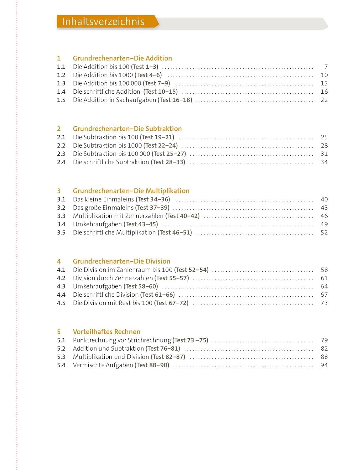 Testbuch Mathematik 3./4. Klasse I Schülerhilfe: Über 250 Tests in 3 Schwierigkeitsgraden, Taschenbuch, Neuware