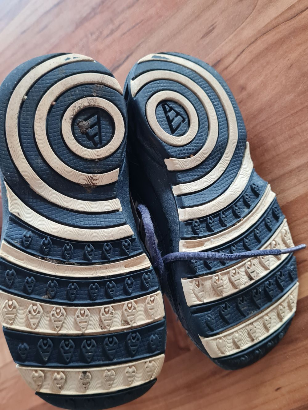 Adidas Schuhe, blau-grau, Gr. 25, Secondhand