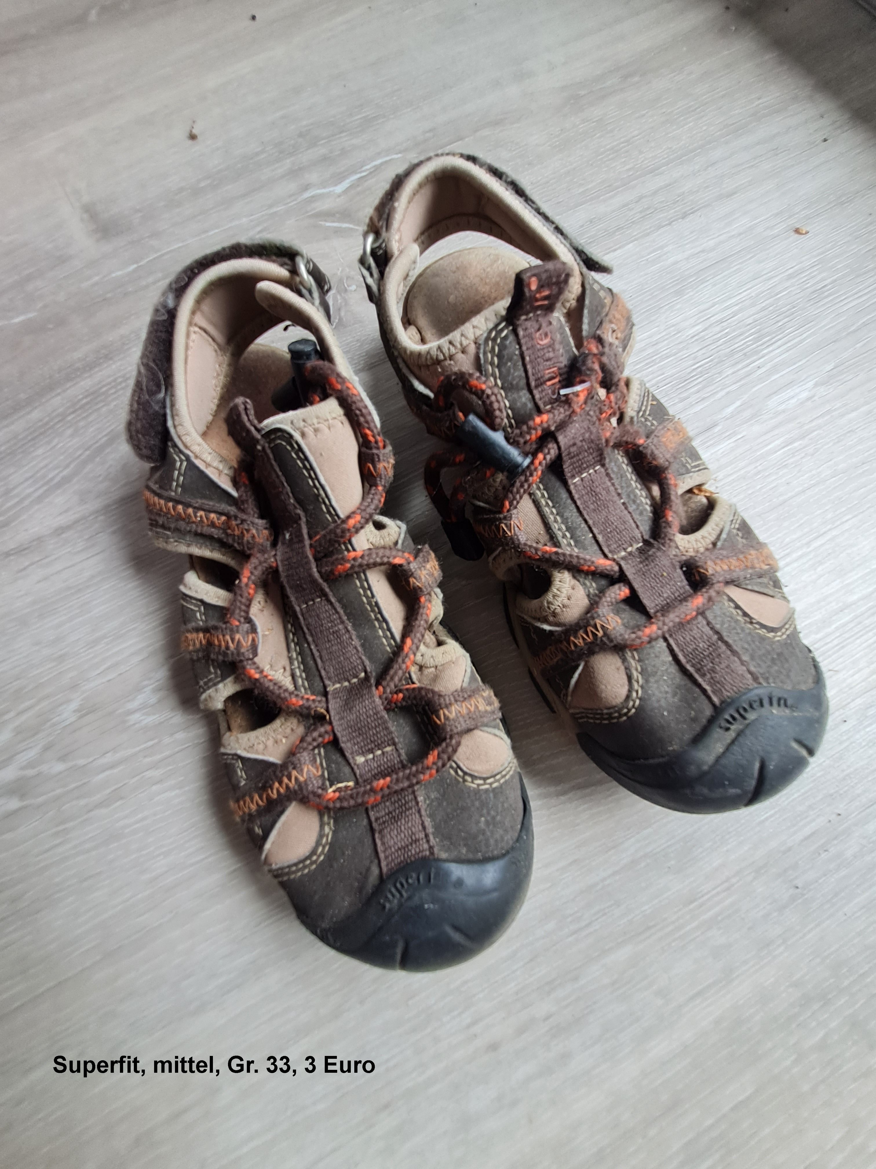 Superfit Sandalen, Gr. 33, mittel