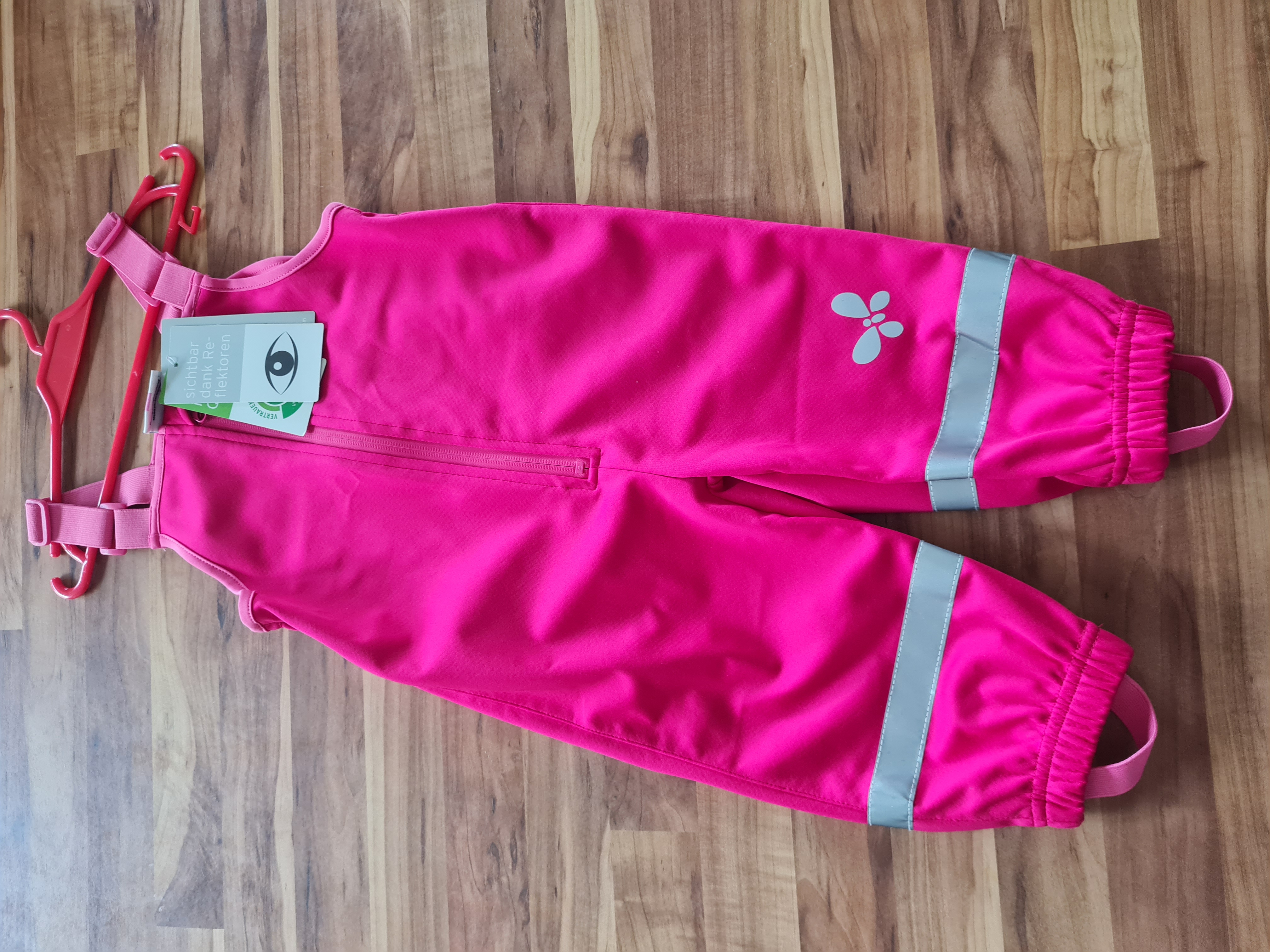 Softshell-Hose Gr. 74, pink, Neuware mit Etikett