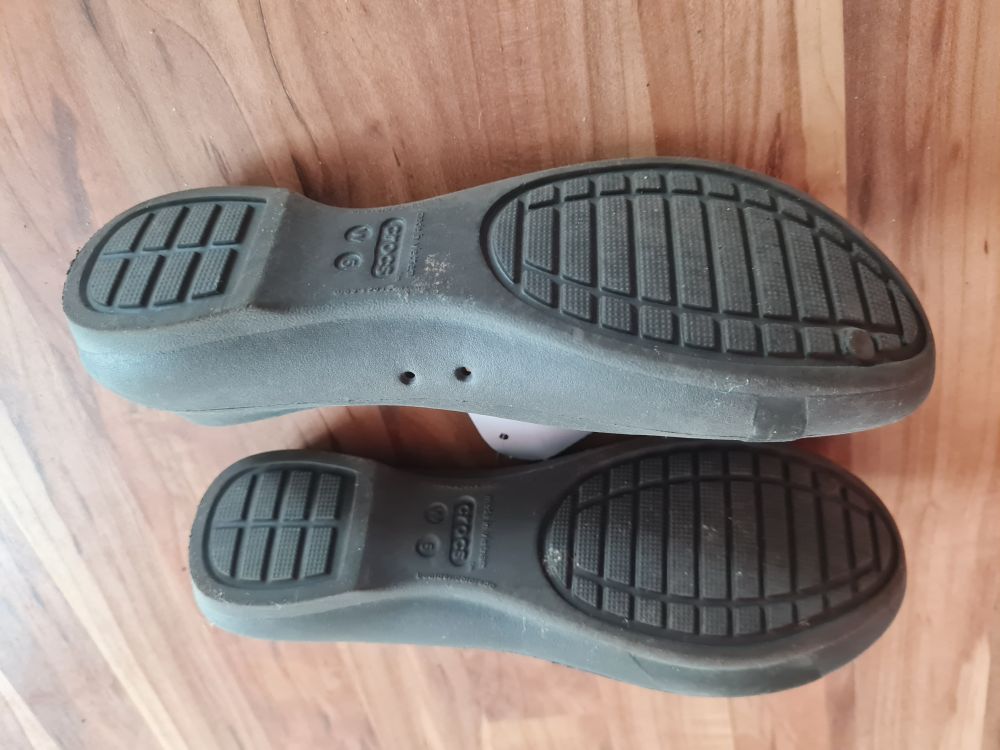 Crocs Ballerinas, Gr.  W5 (Gr. 34/35), Secondhand