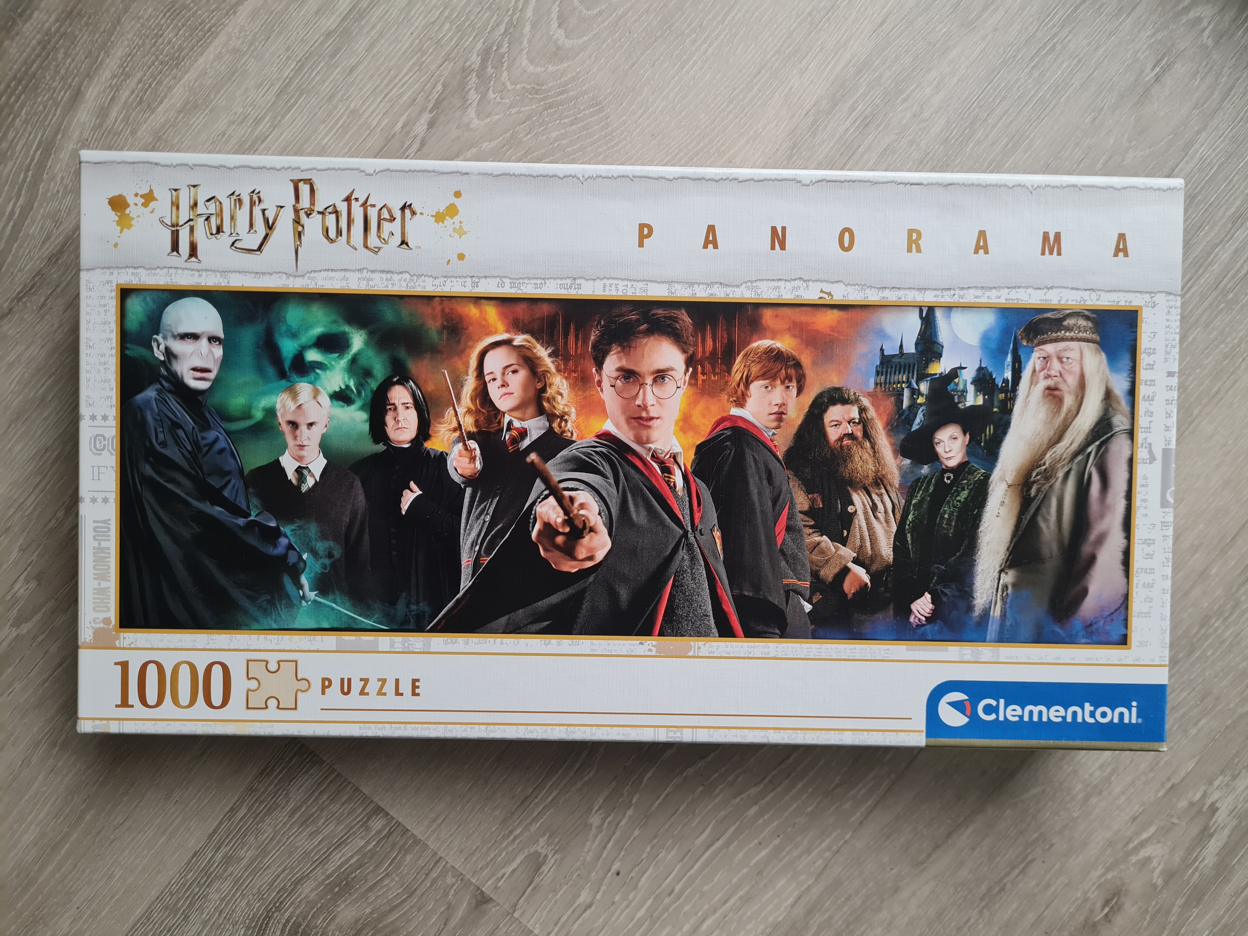 Clementoni 61883 Panorama Harry Potter – Puzzle 1000 Teile ab 9 Jahren, Erwachsenenpuzzle mit Panoramabild, Secondhand