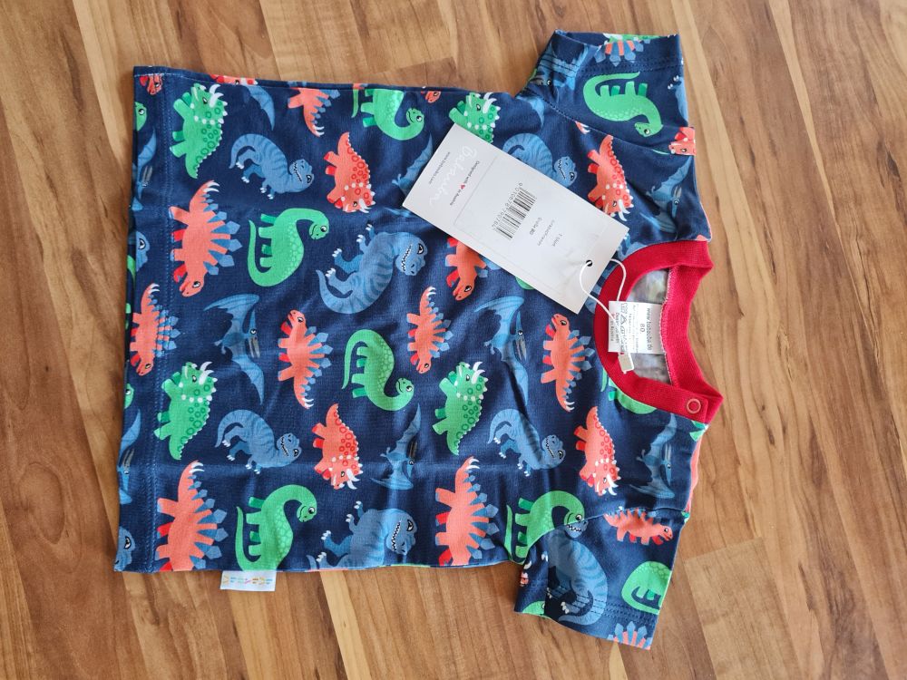 Babauba T-Shirt "Jurassic Friends", Gr. 80, Neuware mit Etikett