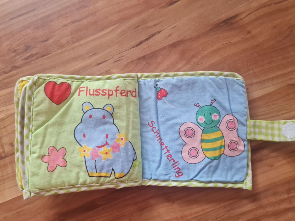 Stoffbuch "Frosch und Löwe", Secondhand
