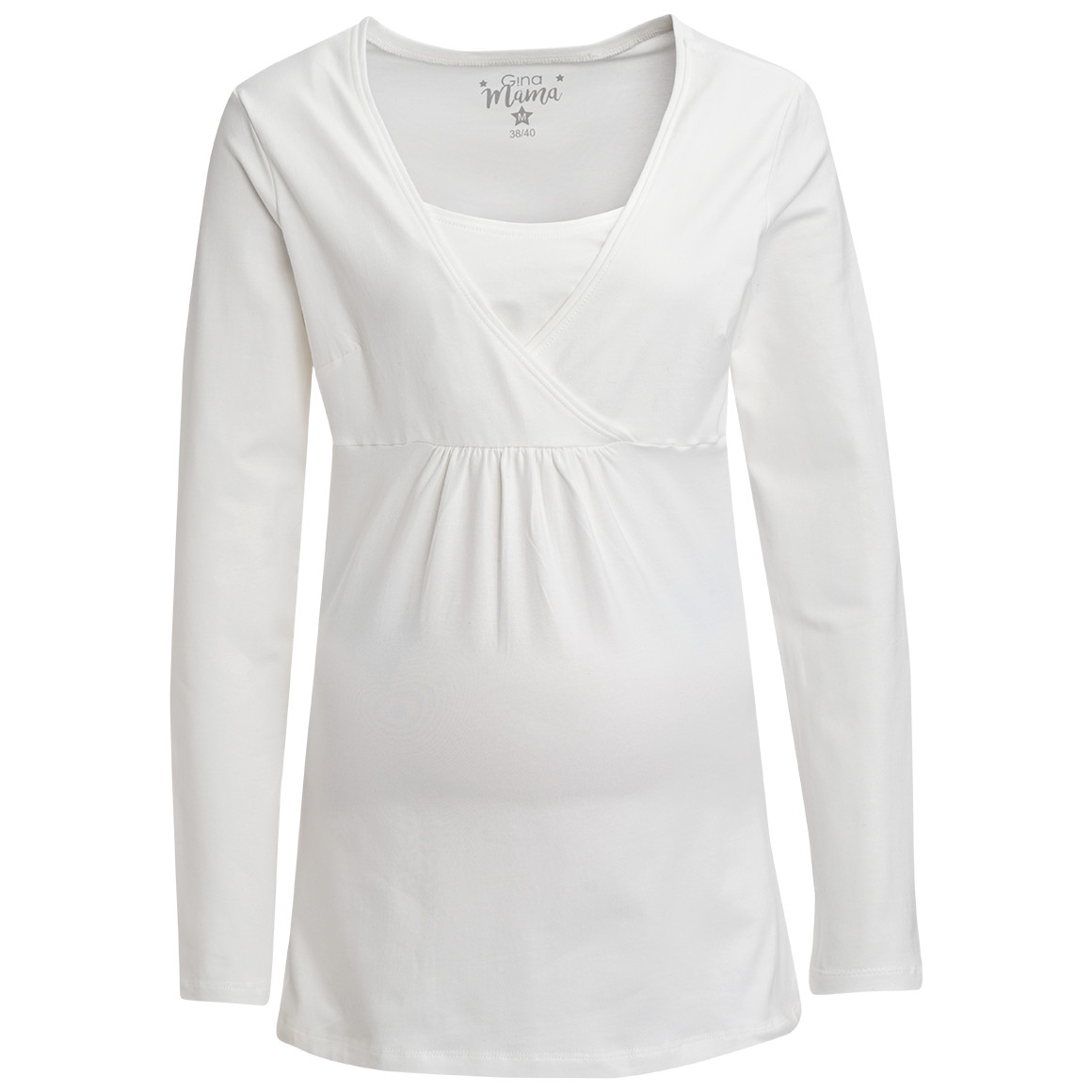 Umstands-Langarmshirt mit Stillfunktion, Gr. XL (46/48), Neuware