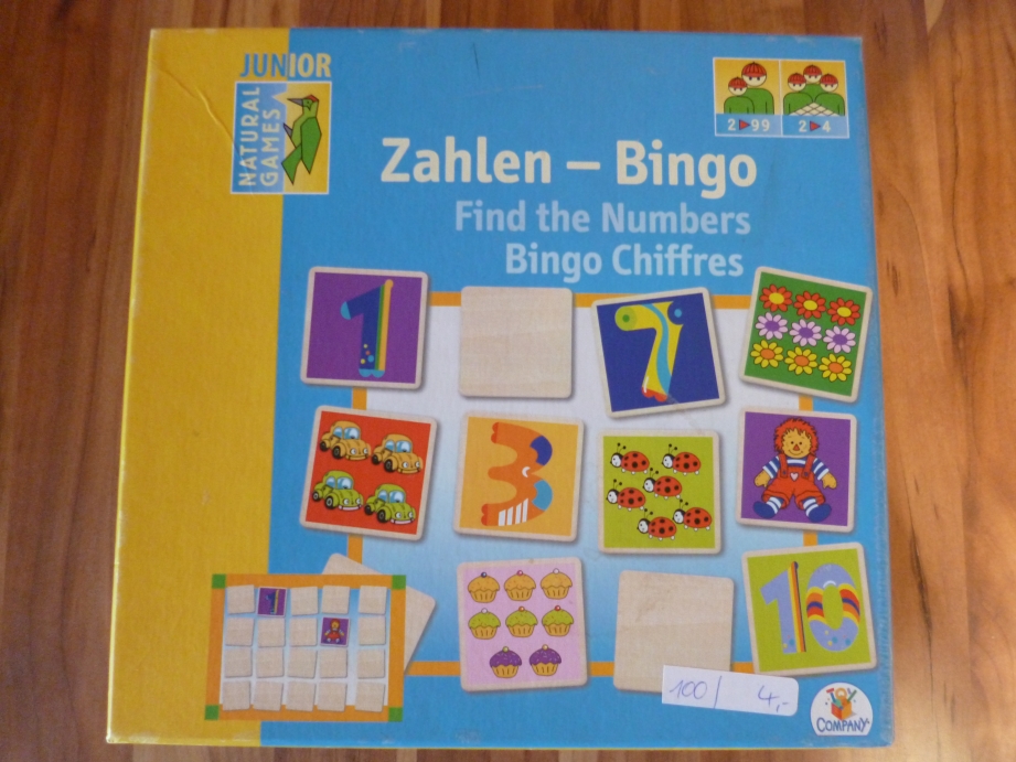 Natural Games Junior Zahlen - Bingo