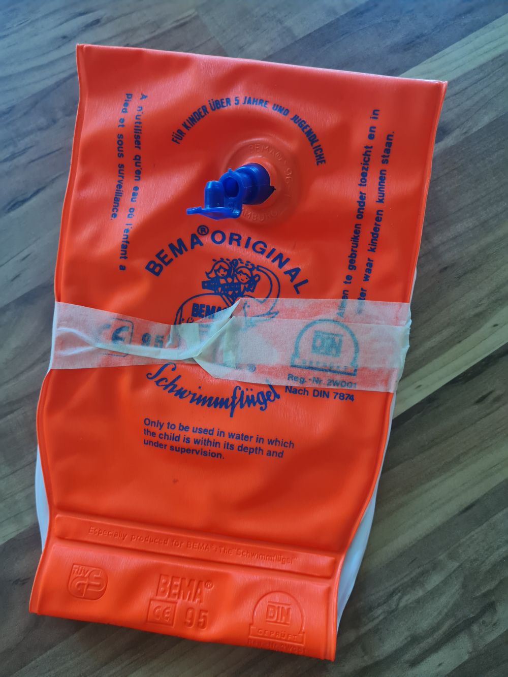 BEMA ORIGINAL Schwimmflügel - Auftriebshilfe zum Schwimmenlernen, ab 5 Jahre, Secondhand
