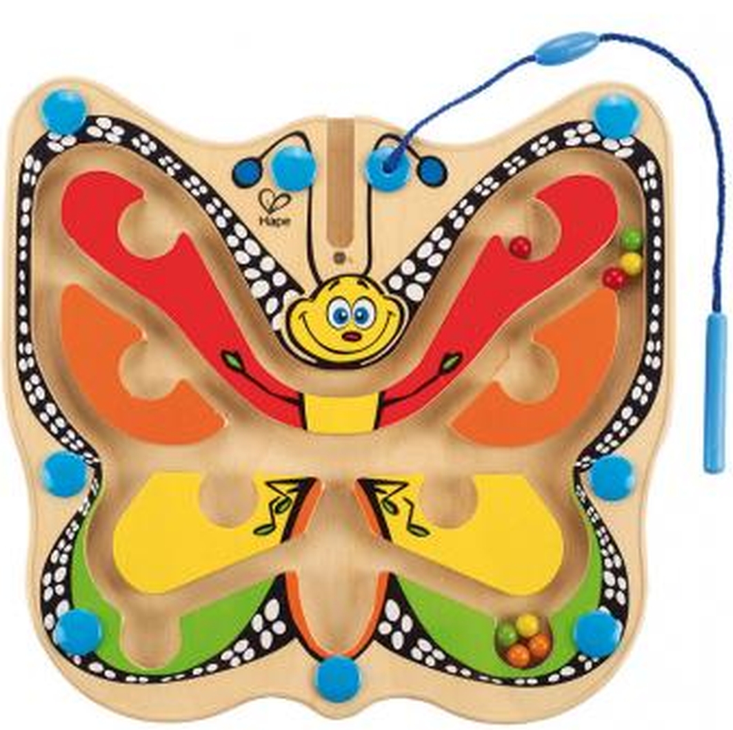 Hape Magnetspielzeug / Motorikspiel: Bunter Flatterschmetterling, Neuware