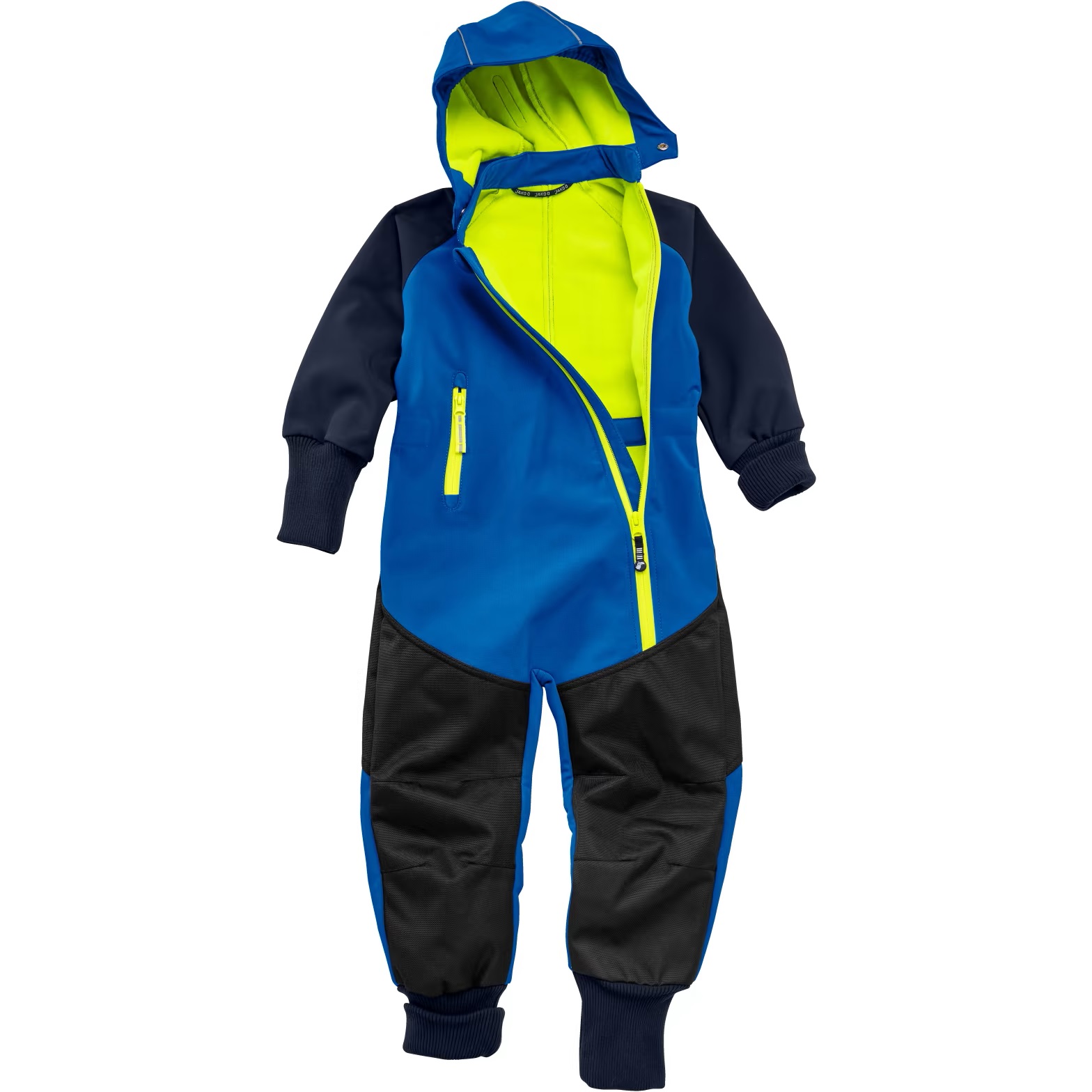 Jako-o Softshell Overall mit Robust Besatz, marine, Gr. 80/86, Neuware