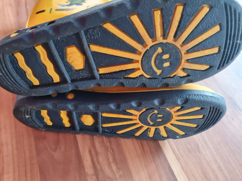 Elefanten Gummistiefel, gelb, Gr. 35, Secondhand