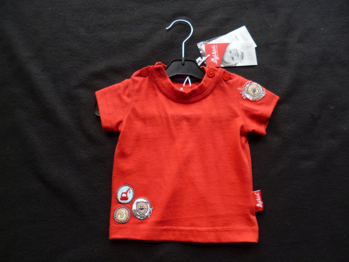 Sigikid T-Shirt "Bär und Bagger", Gr. 50, Neuware