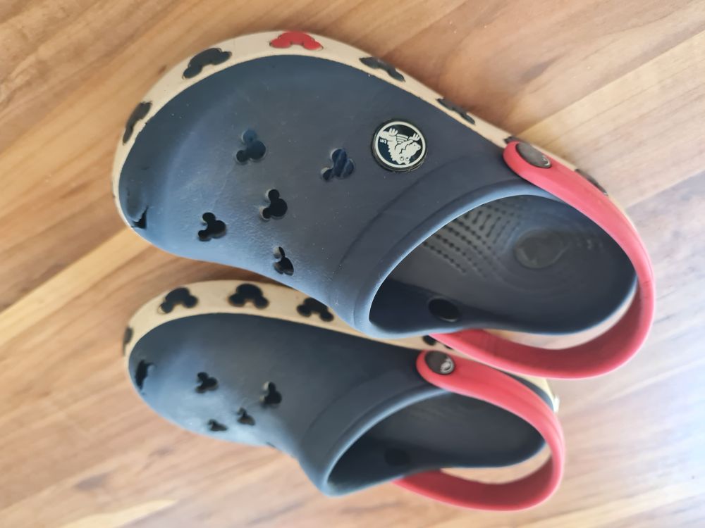 Crocs "Disney", marineblau, Gr. C10/11 (Gr. 27/28), Secondhand